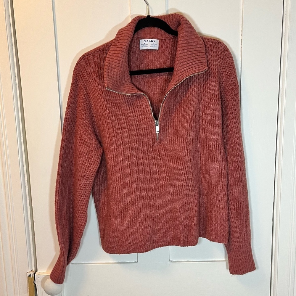 Half zip sweater